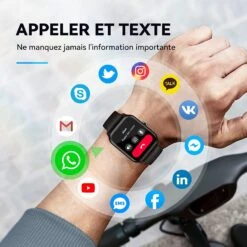 Montre Connectée Sport Waterproof 16 Montre Connectée Sport Waterproof -Monde Electronique Montre Connectee Sport Waterproof appeler et texte