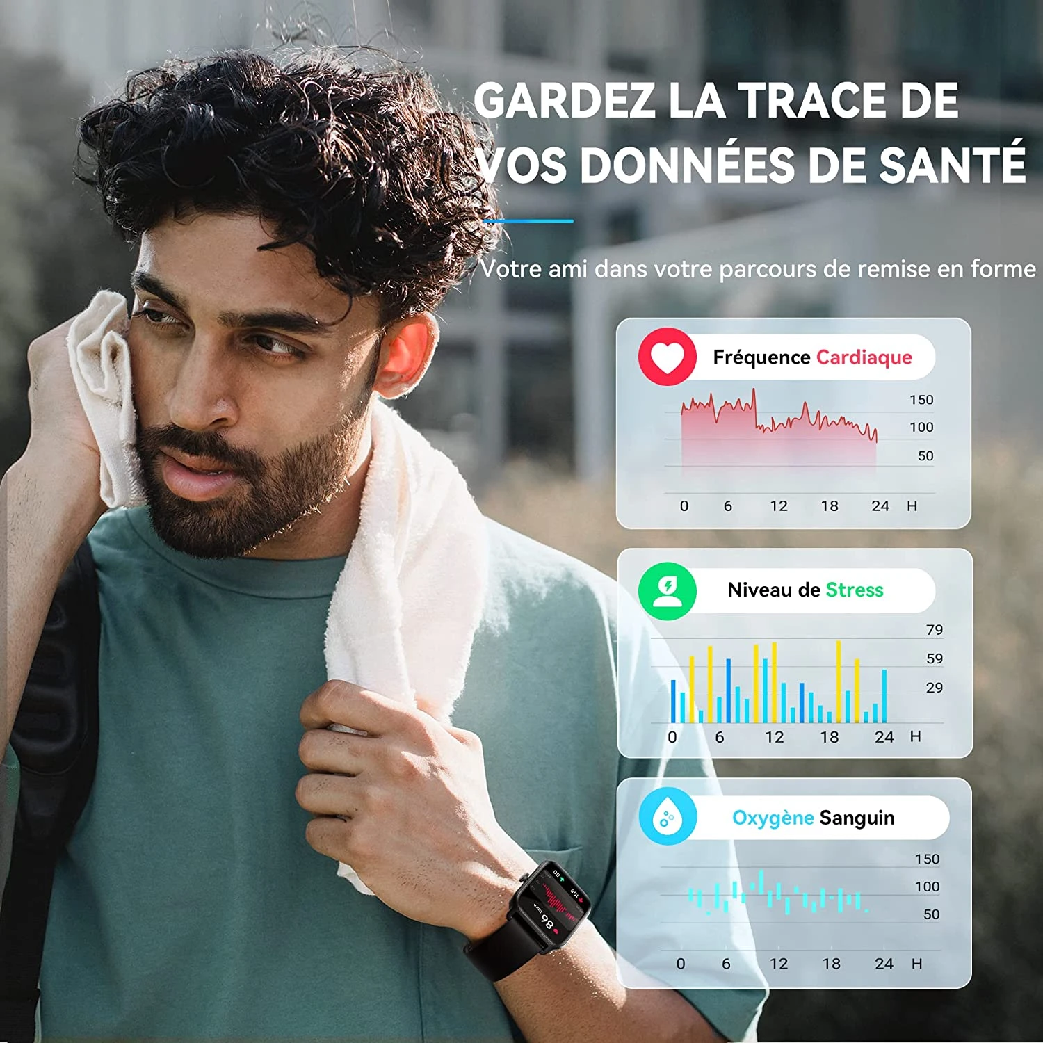 Montre Connectée Sport Waterproof 8 Montre Connectée Sport Waterproof – Image 6