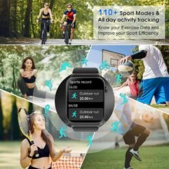 Montre Connectée Sportive 1.85 Pouce -Monde Electronique Montre Connectee Sportive 1.85 Pouce fonctions