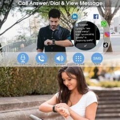 Montre Connectée Sportive 1.85 Pouce -Monde Electronique Montre Connectee Sportive 1.85 Pouce notifications