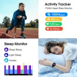 Montre Connectée Sportive 1.85 Pouce -Monde Electronique Montre Connectee Sportive 1.85 Pouce sommeil