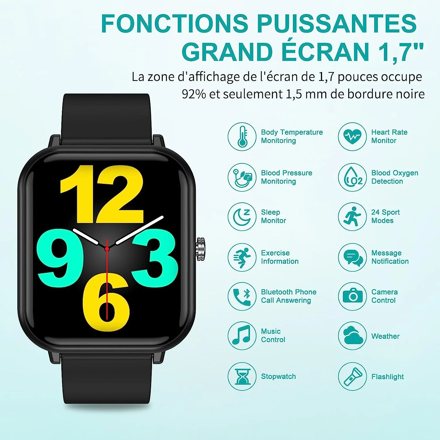 Montre Connectée Water Résistant 6 Montre Connectée Water Résistant – Image 4