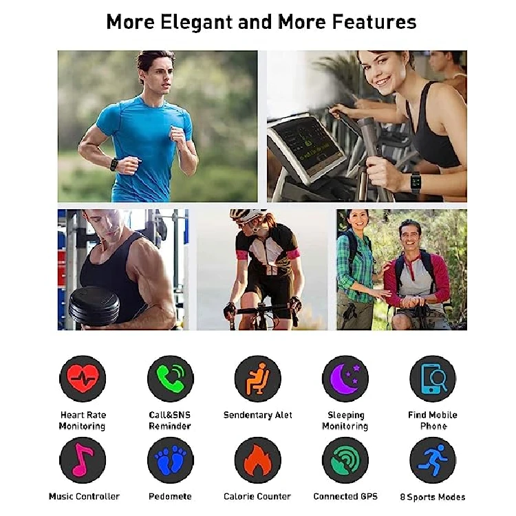 Montre Connectée Waterproof Natation 5 Montre Connectée Waterproof Natation – Image 3