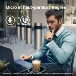 Montre Connectée Wear OS -Monde Electronique Montre Connectee Wear OS appels