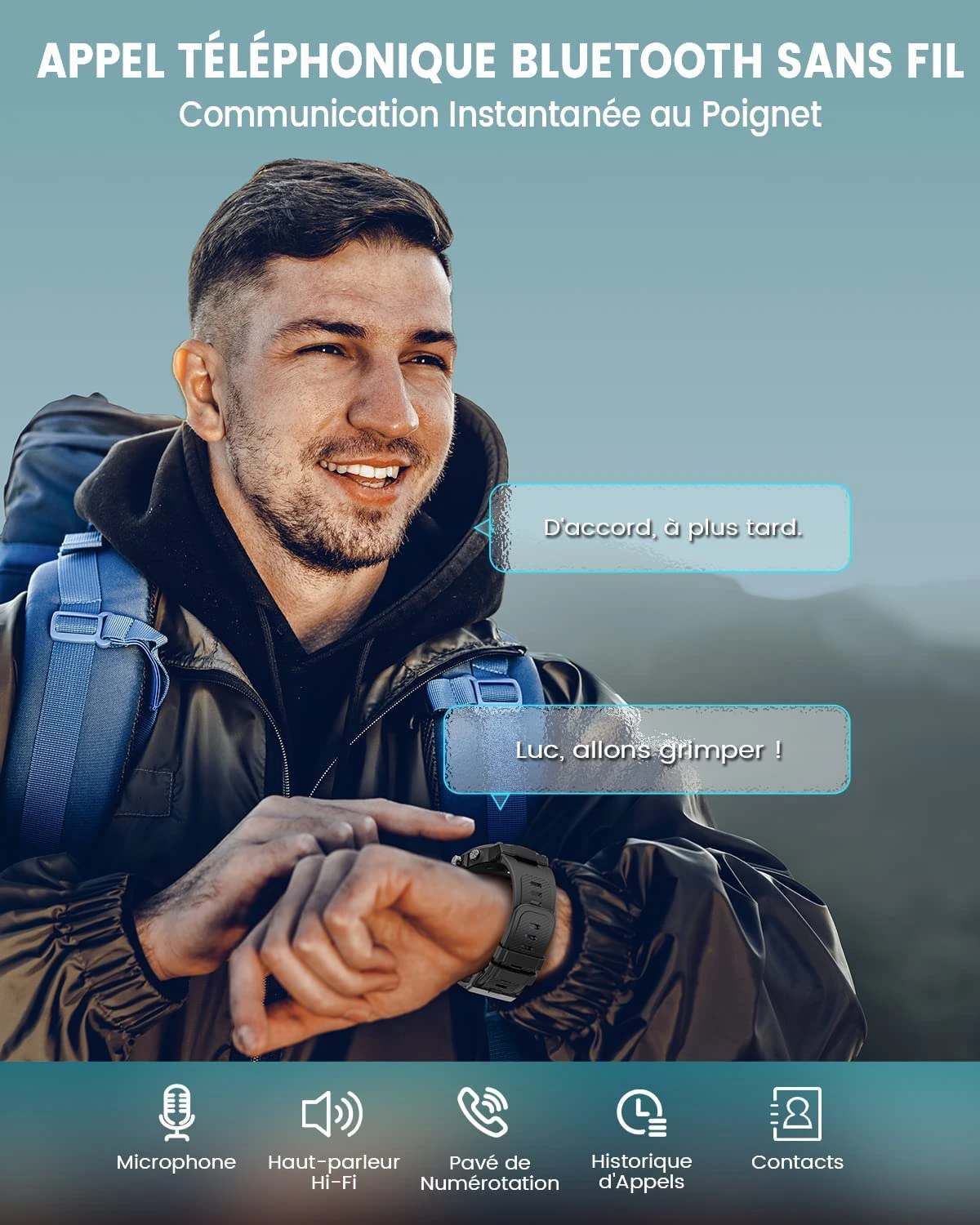 Montre Connectée Adolescent Résistante 4 Montre Connectée Adolescent Résistante – Image 2