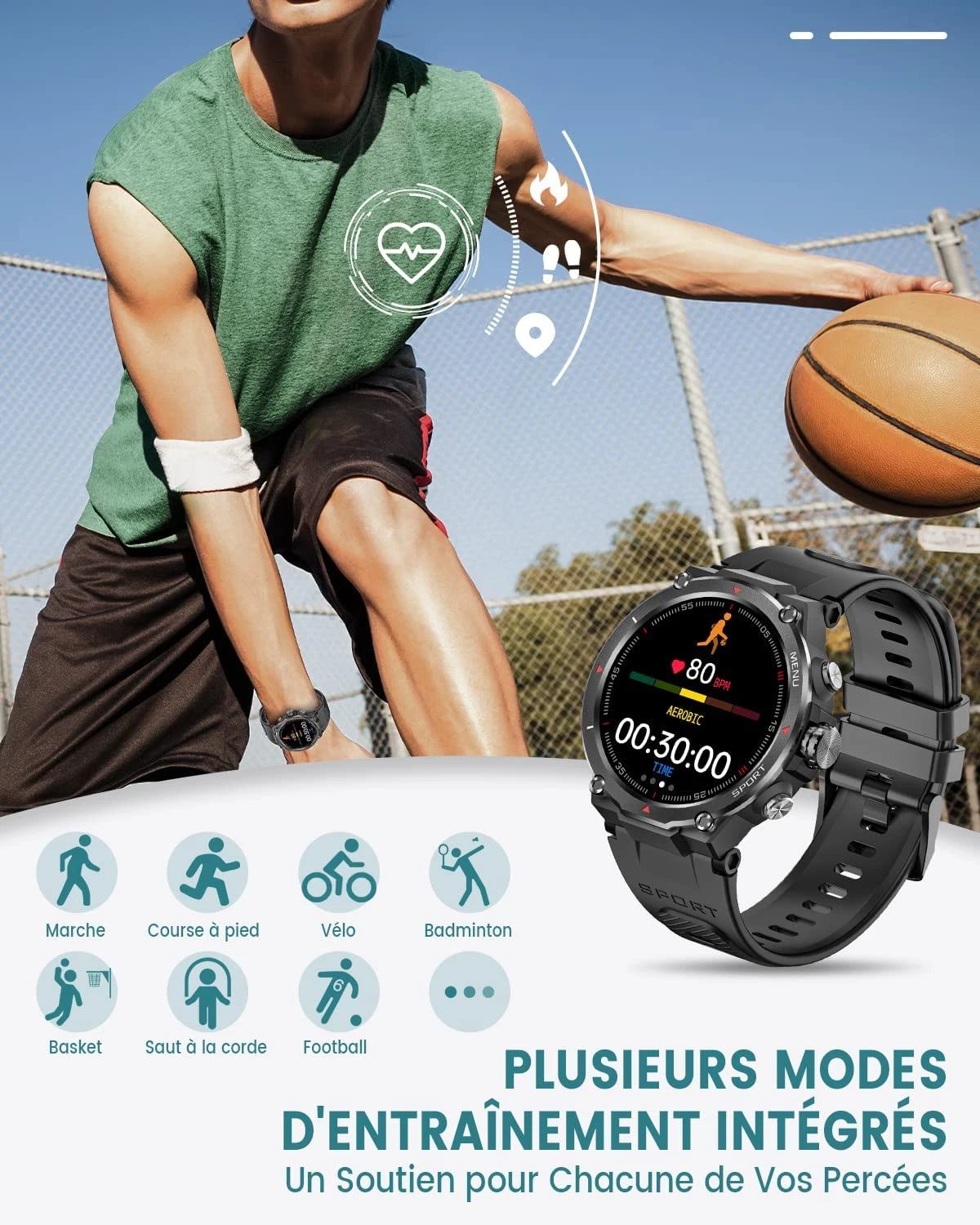 Montre Connectée Adolescent Résistante 7 Montre Connectée Adolescent Résistante – Image 5