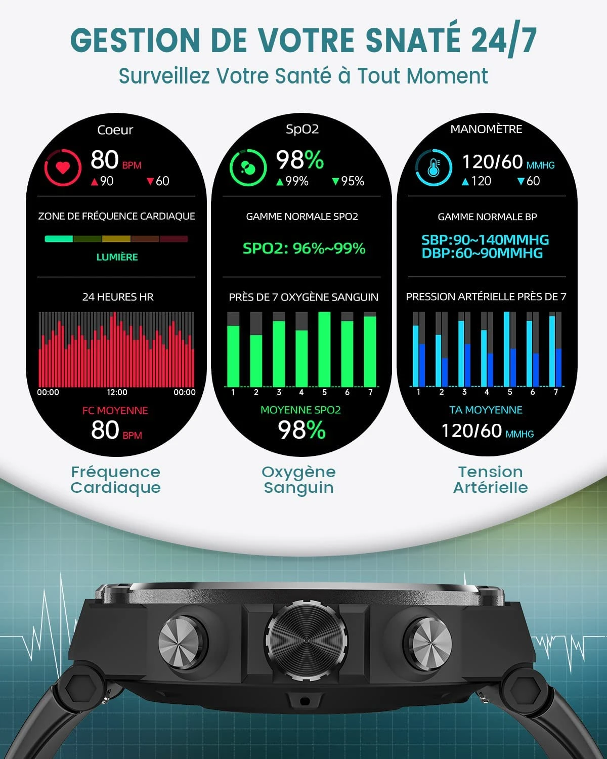 Montre Connectée Adolescent Résistante 8 Montre Connectée Adolescent Résistante – Image 6