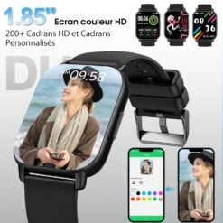Montre Connectée Avec Appels Bluetooth -Monde Electronique Montre Connectee avec Appels Bluetooth grand ecran