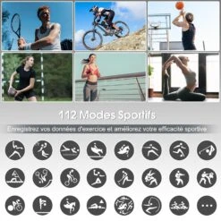 Montre Connectée Avec Appels Bluetooth -Monde Electronique Montre Connectee avec Appels Bluetooth modes sportifs