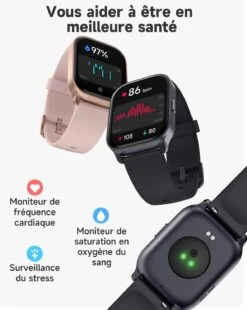 Montre Connectée Suivi Sport Et Santé -Monde Electronique Montre Connectee iPhone 12 Mini suivi sante