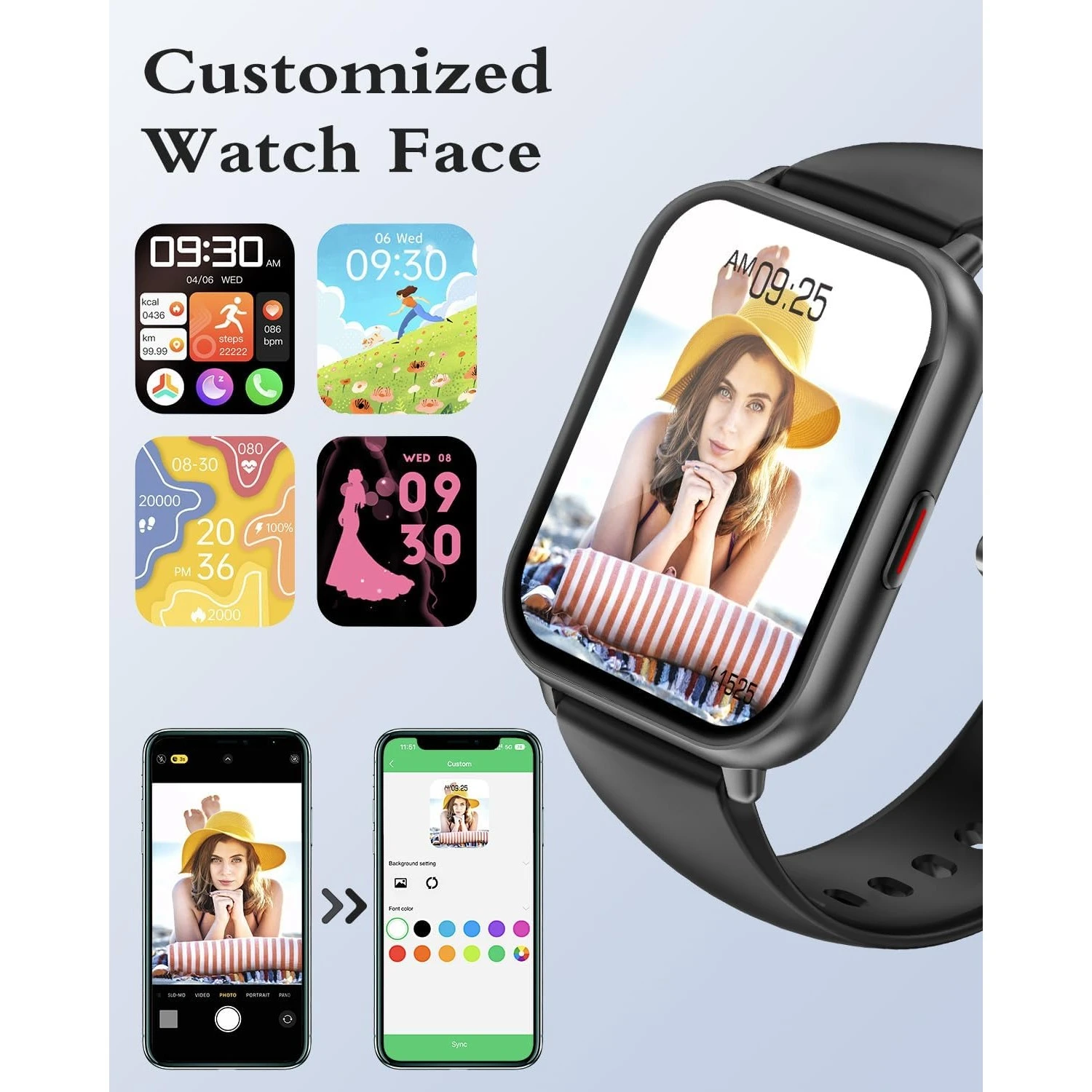 Montre Connectée Compatible IPhone 5 Montre Connectée Compatible IPhone – Image 3