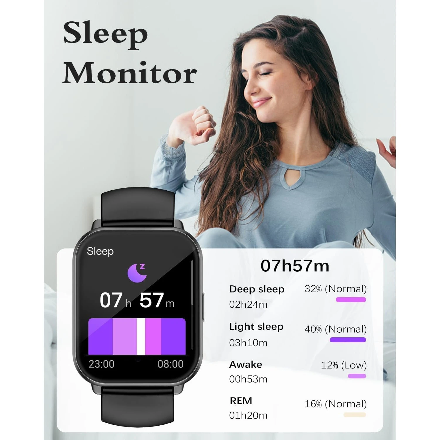 Montre Connectée Compatible IPhone 4 Montre Connectée Compatible IPhone – Image 2