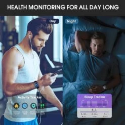 Montre Connectée Imperméable 2 Bracelets -Monde Electronique Montre Connectee impermeable 2 bracelets moniteur de sante