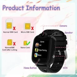 Montre GPS Tracker Adolescent -Monde Electronique Montre Gps Tracker Adolescent SIM