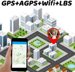 Devant -Monde Electronique Montre Gps Tracker Adolescent Wifi