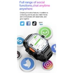 Montre Intelligente Carte SIM -Monde Electronique Montre Intelligente Carte SIM Multifonctions