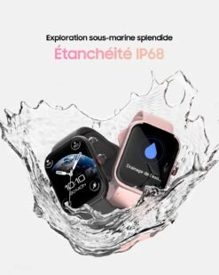 Montre Intelligente Femme Piscine -Monde Electronique Montre Intelligente Femme Piscine etancheite