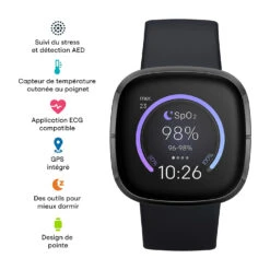 Montre Intelligente Homme Stress -Monde Electronique Montre Intelligente Homme Stress ecg