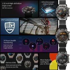 Montre Intelligente Classe Pour Ados -Monde Electronique Montre Intelligente pour ados DreamWin multiple modes sportifs
