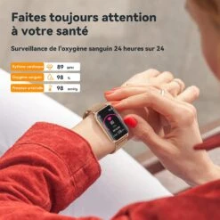 Montre Connectée Fille Avec Podomètre 14 Montre Connectée Fille Avec Podomètre -Monde Electronique Montre Pour Filles Connectee MingTaw moniteur de sante