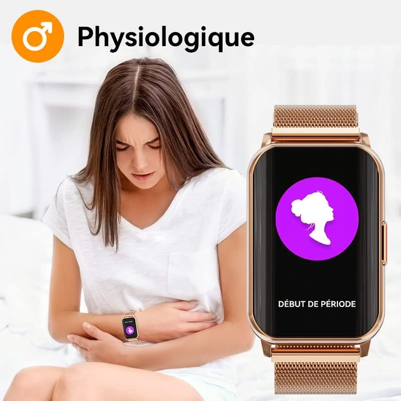 Montre Connectée Fille Avec Podomètre 8 Montre Connectée Fille Avec Podomètre – Image 6