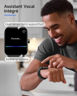 Montre Intelligente Imperméable De 1.8 Pouce -Monde Electronique Montre Qui Va Sous LEau assistant vocal