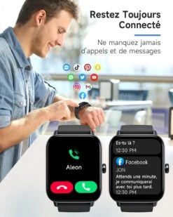 Montre Intelligente Imperméable De 1.8 Pouce -Monde Electronique Montre Qui Va Sous LEau restez toujours connectes