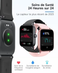 Montre Intelligente Imperméable De 1.8 Pouce -Monde Electronique Montre Qui Va Sous LEau soins de sante