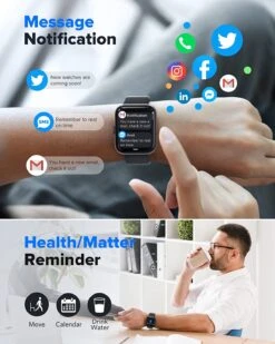 Montre Smart Watch Adolescent Achoice -Monde Electronique Montre Smart Watch Adolescent Achoice messages notifications