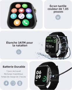 Montre Sport Homme Performante 18 Montre Sport Homme Performante -Monde Electronique Montre Sport Homme Performante 3 ATM