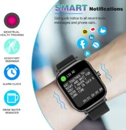 Montre Connectée Intelligente Homme -Monde Electronique Montre Sport Lrecat homme notifications