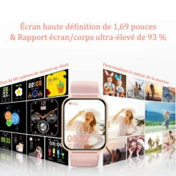 Montre Connectée Femme Avec Notification -Monde Electronique Montre cardio Blackview R3 Pro haute definition