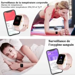 Montre Connectée Femme Avec Notification -Monde Electronique Montre cardio Blackview R3 Pro sommeil