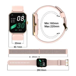 Montre Connectée Femme Avec Notification -Monde Electronique Montre cardio Blackview R3 Pro taille