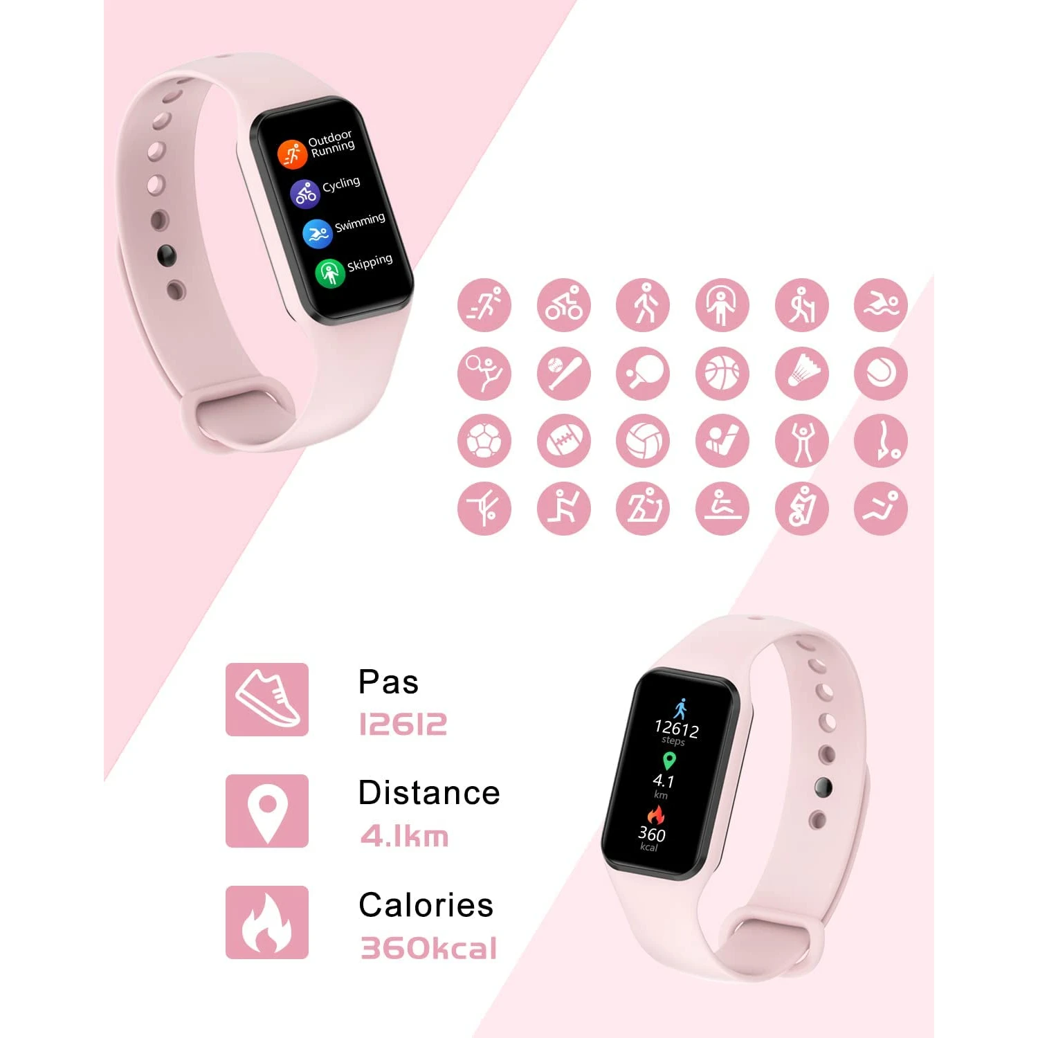 Montre Connectée Pression Artérielle Femme 6 Montre Connectée Pression Artérielle Femme – Image 4