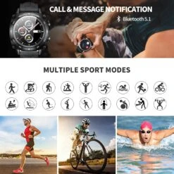 Montre Connectée 5 ATM Sport -Monde Electronique Montre connectee 5 ATM sport
