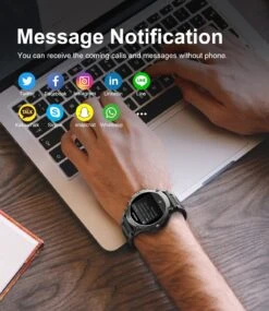 Montre Connectée Ado Garçon -Monde Electronique Montre connectee Ado LIGE notifications de messages