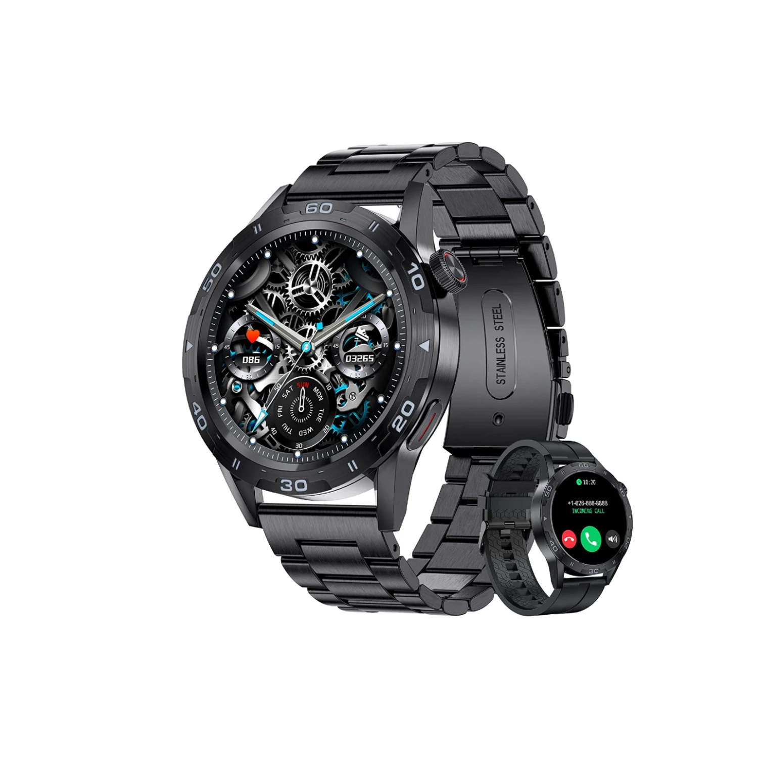 Montre Connectée Adolescent Acier Inoxydable 3 Montre Connectée Adolescent Acier Inoxydable