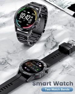 Montre Connectée Adolescent Acier Inoxydable 15 Montre Connectée Adolescent Acier Inoxydable -Monde Electronique Montre connectee Adolescent Acier Inoxydable 2 bracelets inclus