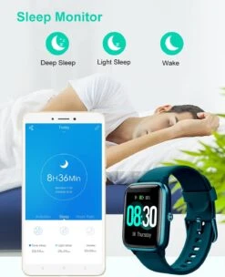 Montre Connectée Ado Compatible IPhone -Monde Electronique Montre connectee Adolescent Apple moniteur de sommeil