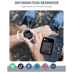 Montre Connectée Adolescent Bleu -Monde Electronique Montre connectee Adolescent Bleu notifications