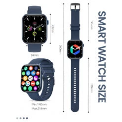 Montre Connectée Adolescent Bleu -Monde Electronique Montre connectee Adolescent Bleu taille