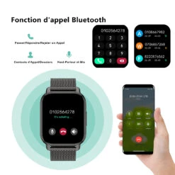 Montre Connectée Ado Sans Carte SIM -Monde Electronique Montre connectee Adolescent PopGlory appel bluetooth