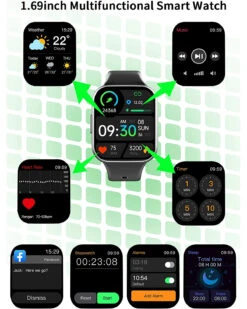 Montre Connectée Adolescent Sport -Monde Electronique Montre connectee Adolescent Sport options integrees