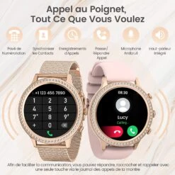 Montre Connectée Adolescente Diamant 11 Montre Connectée Adolescente Diamant -Monde Electronique Montre connectee Adolescente Diamant appels telephonique