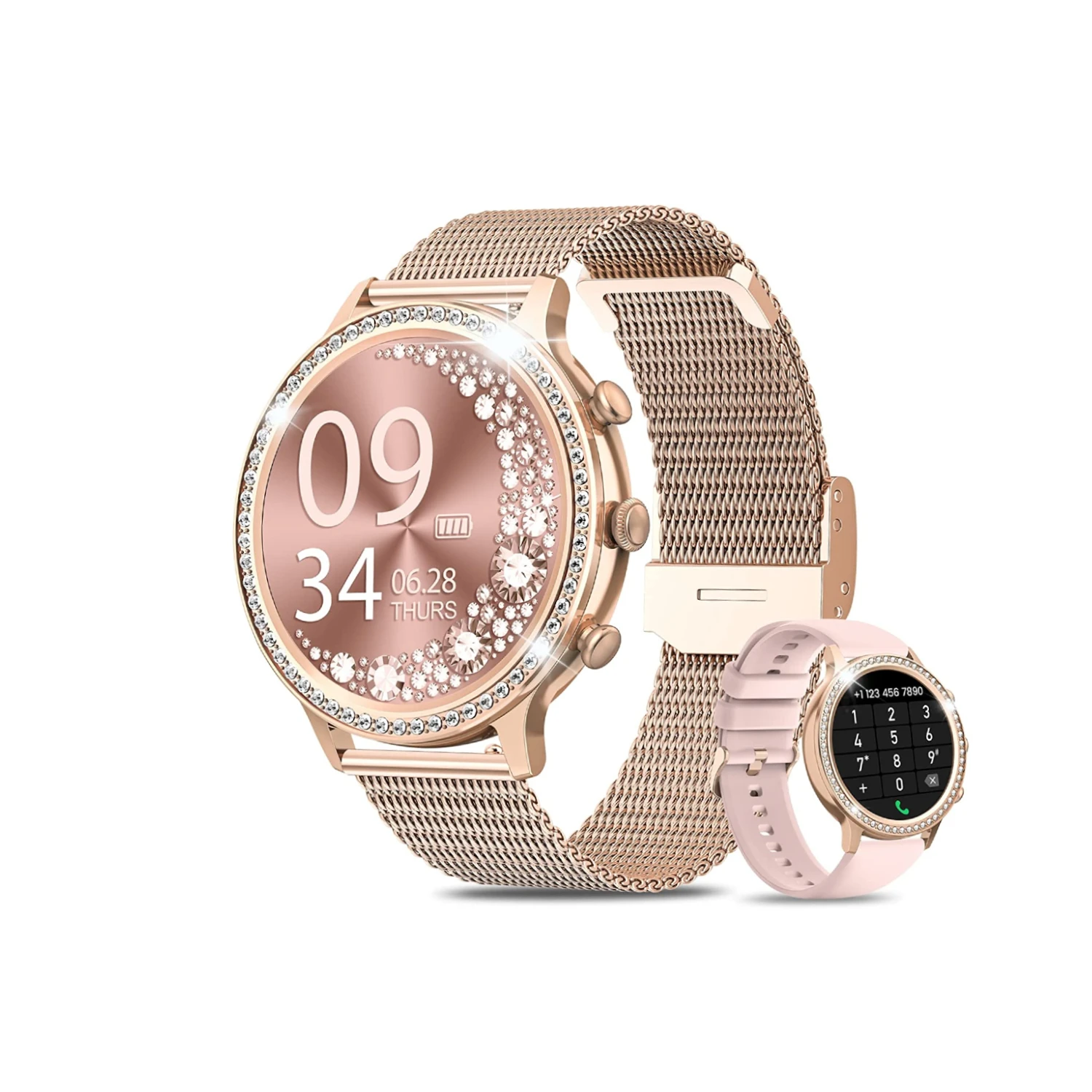 Montre Connectée Adolescente Diamant 3 Montre Connectée Adolescente Diamant