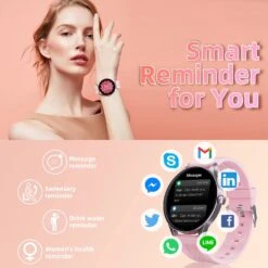 Montre Fille Sport -Monde Electronique Montre connectee Adolescente Kungix application notification