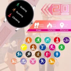 Montre Fille Sport -Monde Electronique Montre connectee Adolescente Kungix mode multisport