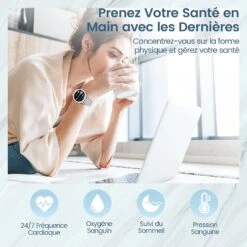 Montre Connectée Adolescente Strass -Monde Electronique Montre connectee Adolescente Strass fonctions integrees