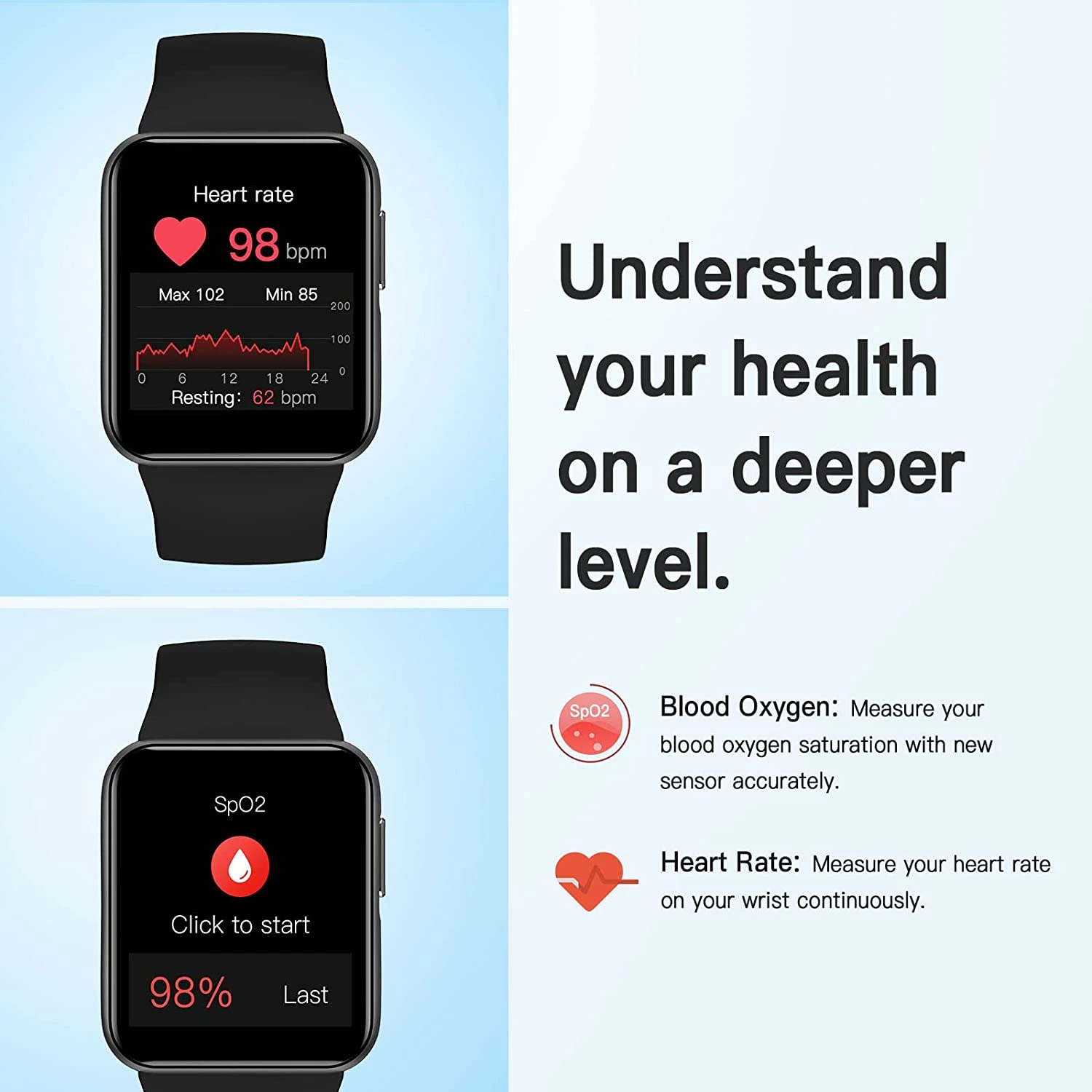 Zoskvee Montre Intelligente 6 Zoskvee Montre Intelligente – Image 4